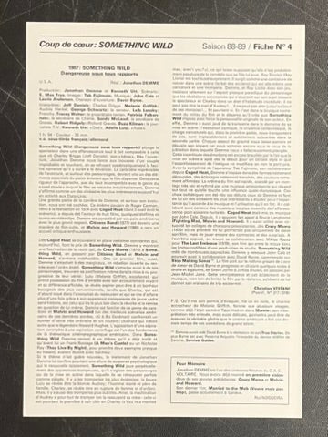 Dangereuse Sous Tous Rapports (1989) CAC Voltaire Original Poster 8.25x11.75