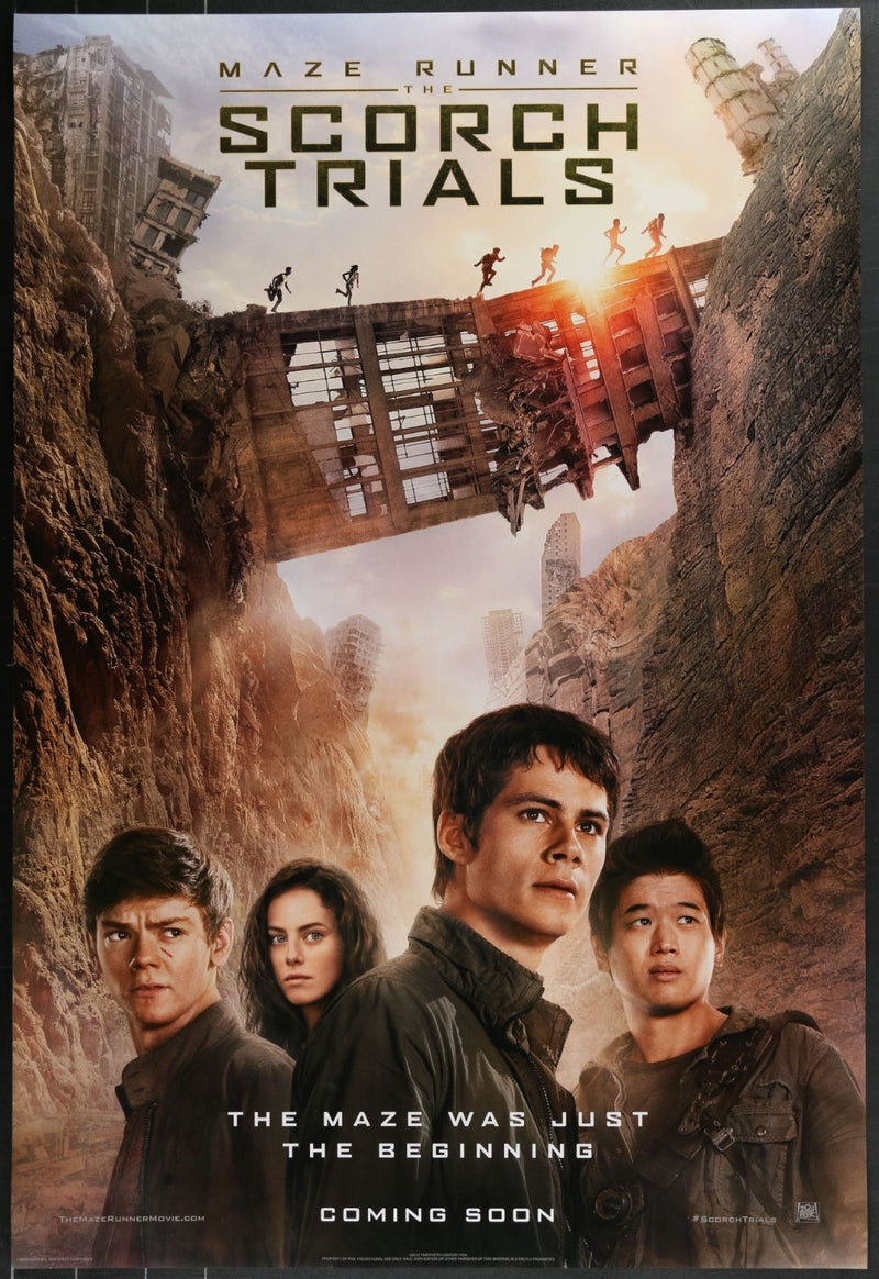 Maze Runner: The Scorch Trials (2015) Original DS Movie Poster Rolled 27x40