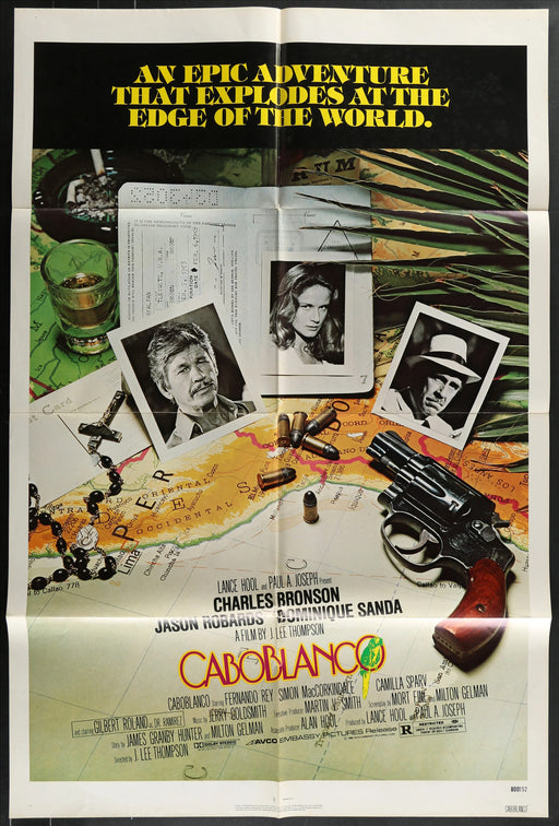Caboblanco (1980) Original Movie Poster Folded 27x41