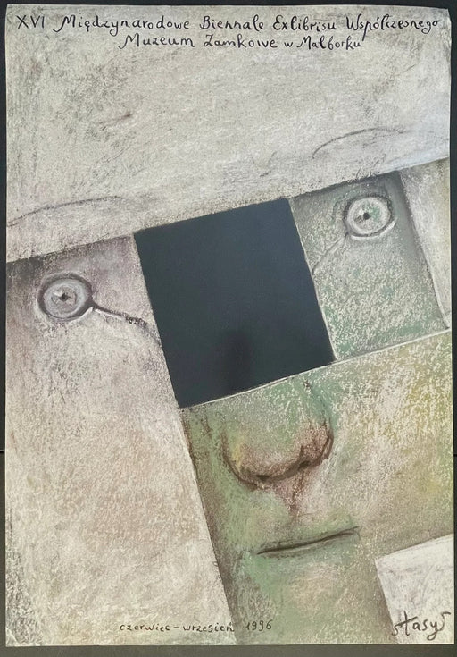 XVI Międzynarodowe Biennale Exlibrisu Współczesnego (1996) Polish Poster 27x39