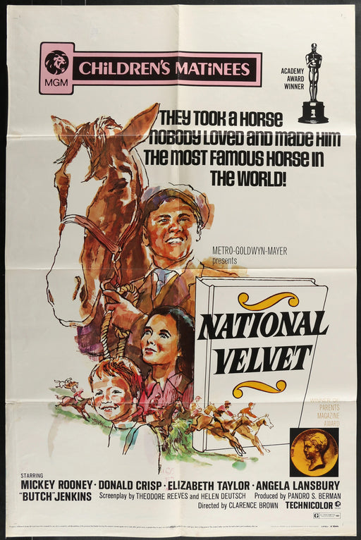 National Velvet (1944) Original Movie Poster Folded 27x41