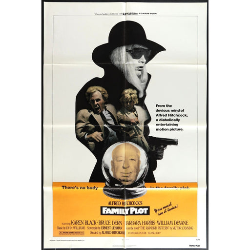 Family Plot (1976) Original Movie Poster Folded 27x41