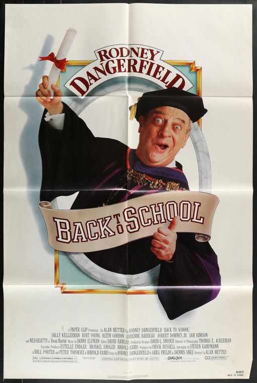 Back to School (1986) Original Movie Poster Folded 27x41
