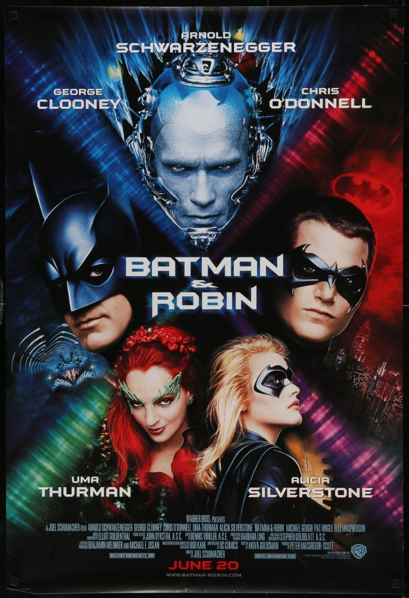 Batman & Robin (1997) Original Movie Poster Rolled 27x41