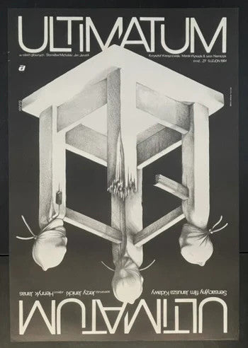 Ultimatum (1983) Original Polish Movie Poster 26x38