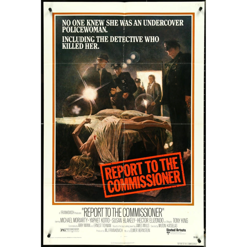 Report to the Commissioner (1975) Original Noir Movie Poster 27x41 Folded EM1A21