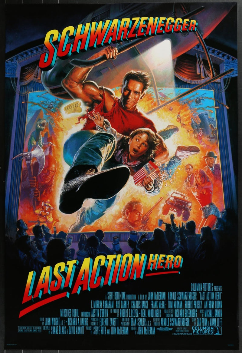 Last Action Hero (1993) Original Single-sided Movie Poster Rolled 27x40