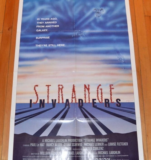 Strange Invaders (1983) Original Movie Poster Folded 27x41