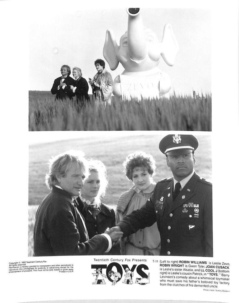 Toys (1992) 4 Movie Still Set 8x10