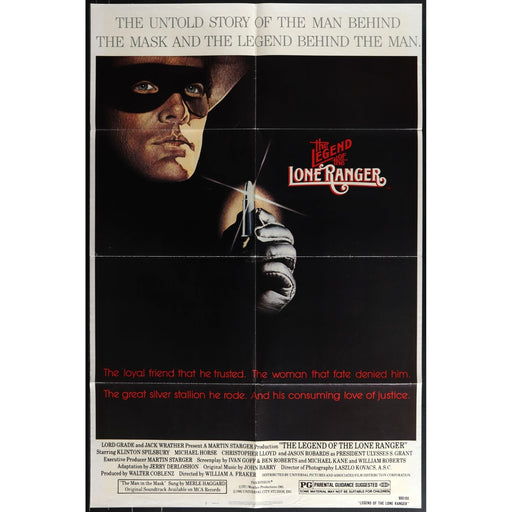 The Legend of the Lone Ranger (1981) Original Movie Poster Folded 27x41
