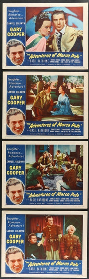 The Adventures of Marco Polo (1938) Original Lobby Cards Movie Posters 11x14