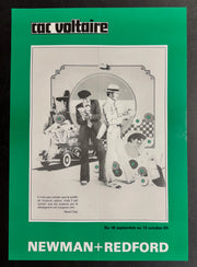 Newman + Redford (1985) CAC Voltaire Poster Folded 15.75x22.75