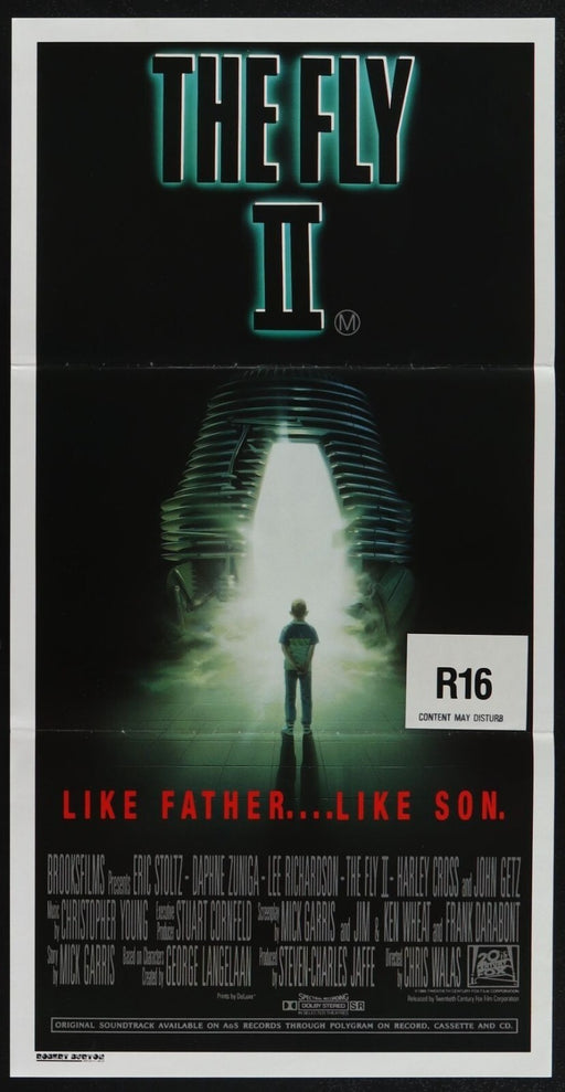 The Fly II (1989) Original Australian Daybill Poster Folded 13x26