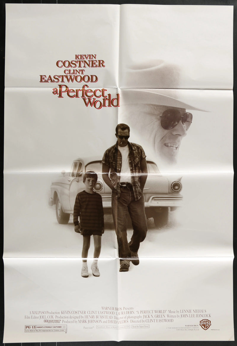A Perfect World (1993) Original Movie Poster Folded 27x41