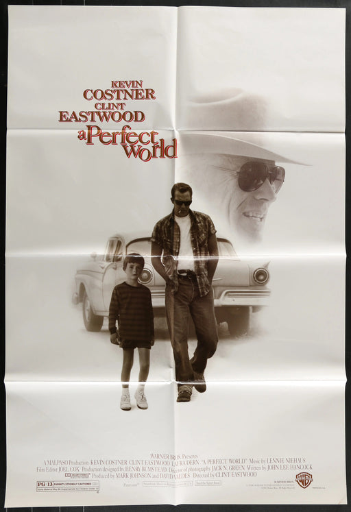 A Perfect World (1993) Original Movie Poster Folded 27x41