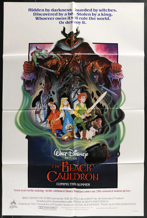 The Black Cauldron (1985) Original Movier Poster F 27x41