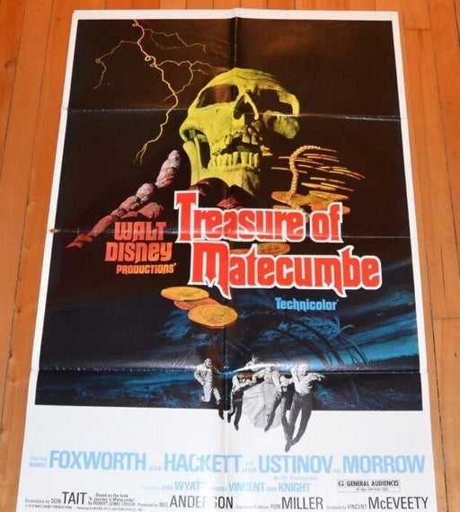Treasure of Matecumbe (1976) Original Movie Poster Folded 27x41