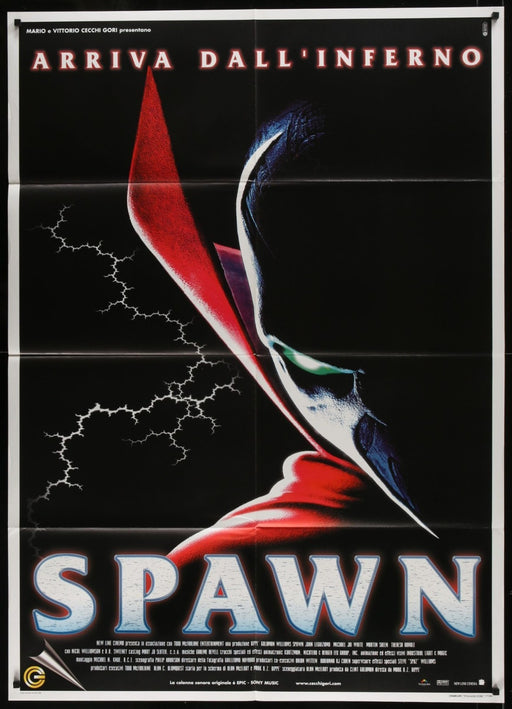 Spawn (1997) Original Italian 1P Movie Poster Folded 39x55