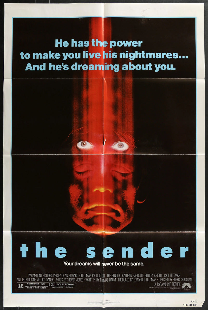 The Sender (1982) Original Movie Poster F 27x41