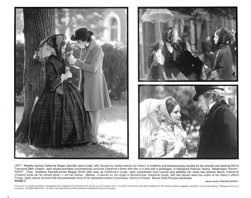 Washington Sqaure (1997) Movie Still Full Set 8x10