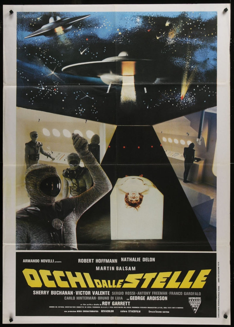Eyes Behind the Stars (1978) Original Italian 1P Movie Poster Folded 39x55