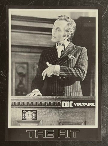 CAC Voltaire – The Hit (1980s) Original Poster 8.25x11.75