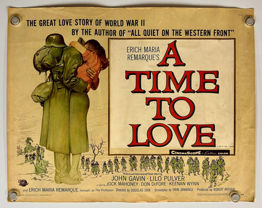 A Time to Love and a Time to Die (1958) Original Movie Poster Rolled 22x28