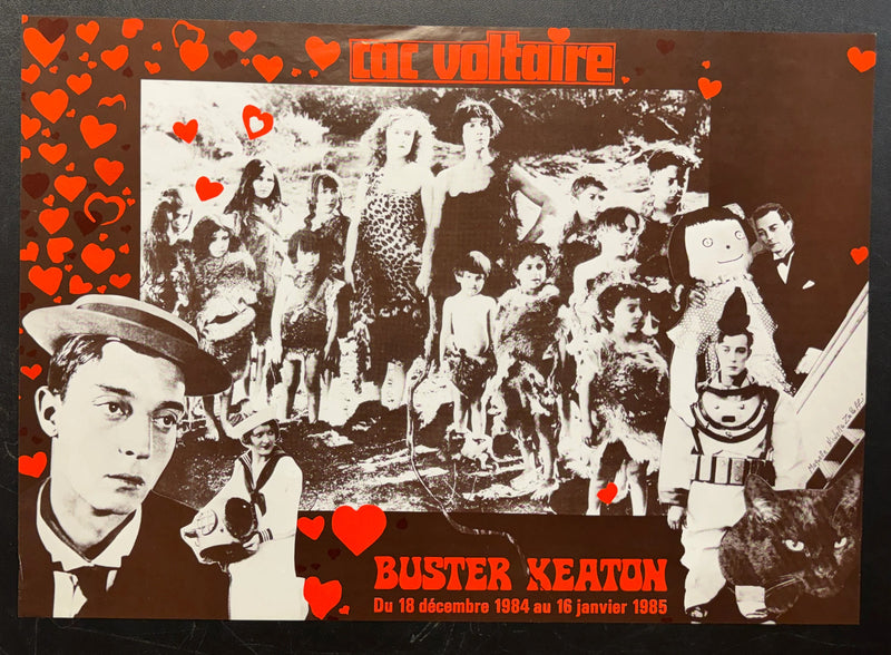 Buster Keaton (1984) CAC Voltaire French Poster Rolled 15.75x22.75