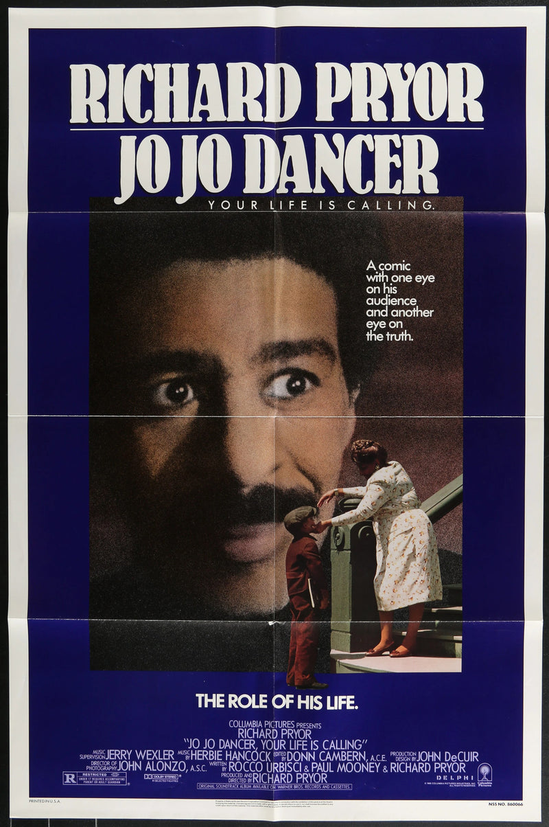 Jo Jo Dancer, Your Life Is Calling (1986) Original Movie Poster Folded 27x41