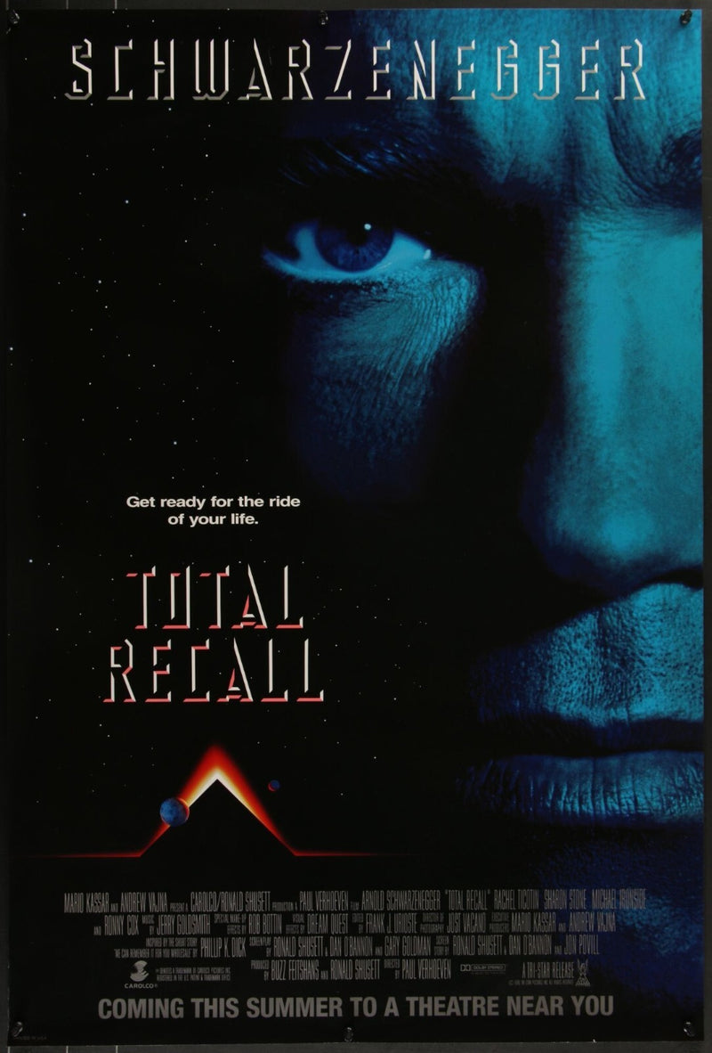 Total Recall (1990) Original Advanced Movie Poster 6.75x39.75