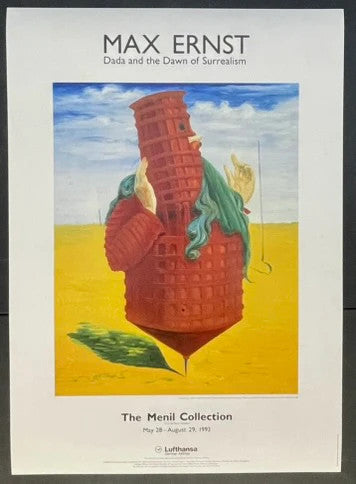 Max Ernst: Dada and the Dawn of Surrealism (1990s) Exhibition Poster 20x28