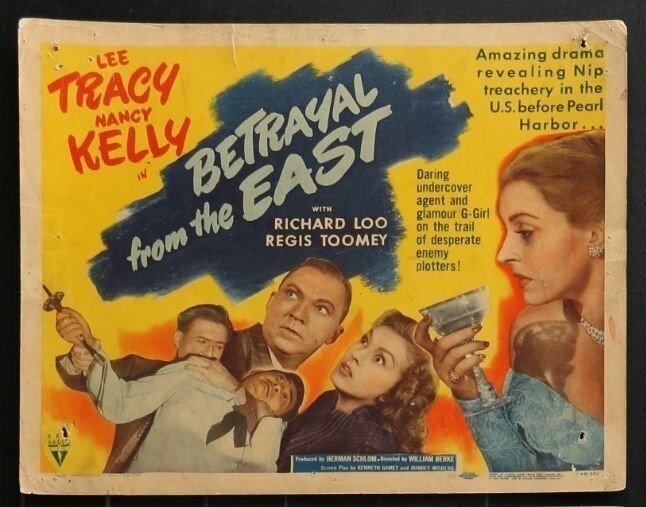 Betrayal from the East (1945) Original Lobby Card Movie Poster 11x14