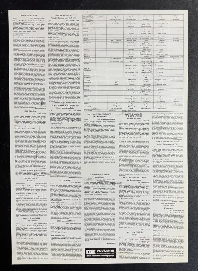 À Mes Amours (1984) CAC Voltaire French Poster Rolled 15.75x22.75