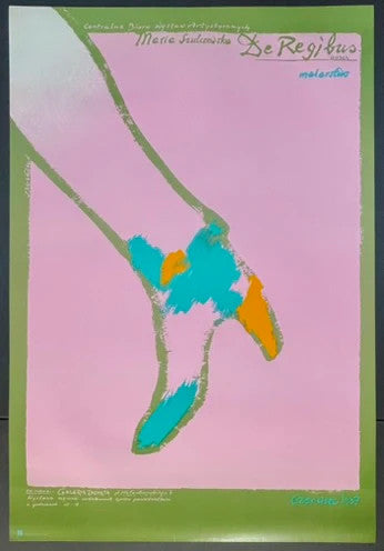 De Regibus (1987) Original Polish Theater Poster 26x38