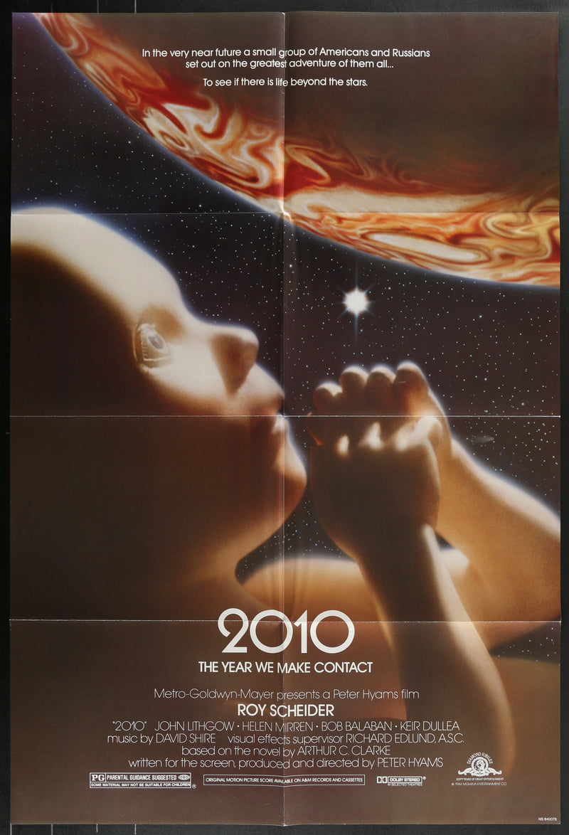 2010: The Year We Make Contact (1984) Original Movie Poster Folded 27x40