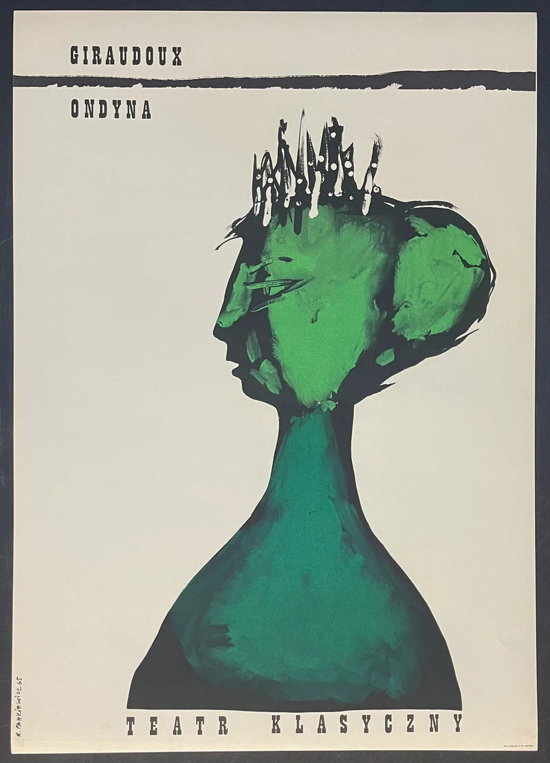 Ondyna (1965) Original Polish Theater Poster 22x32