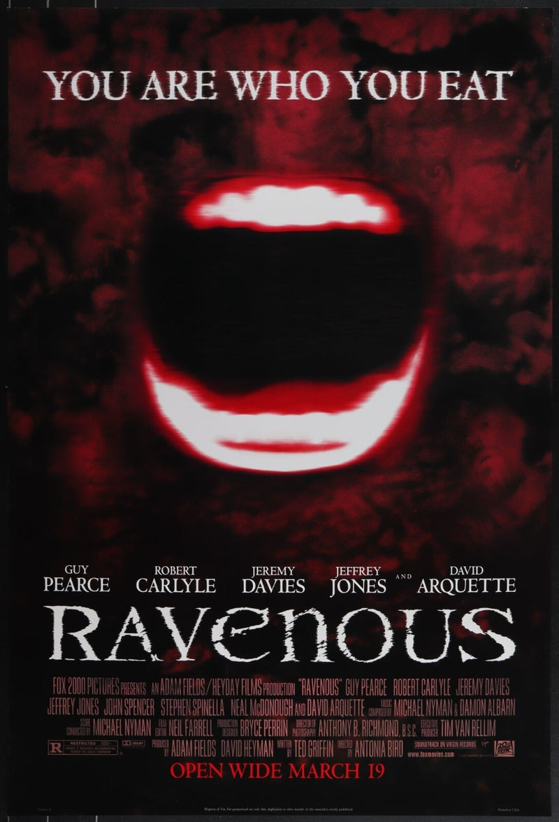 Ravenous (1999) Original Movie Poster Rolled 27x40