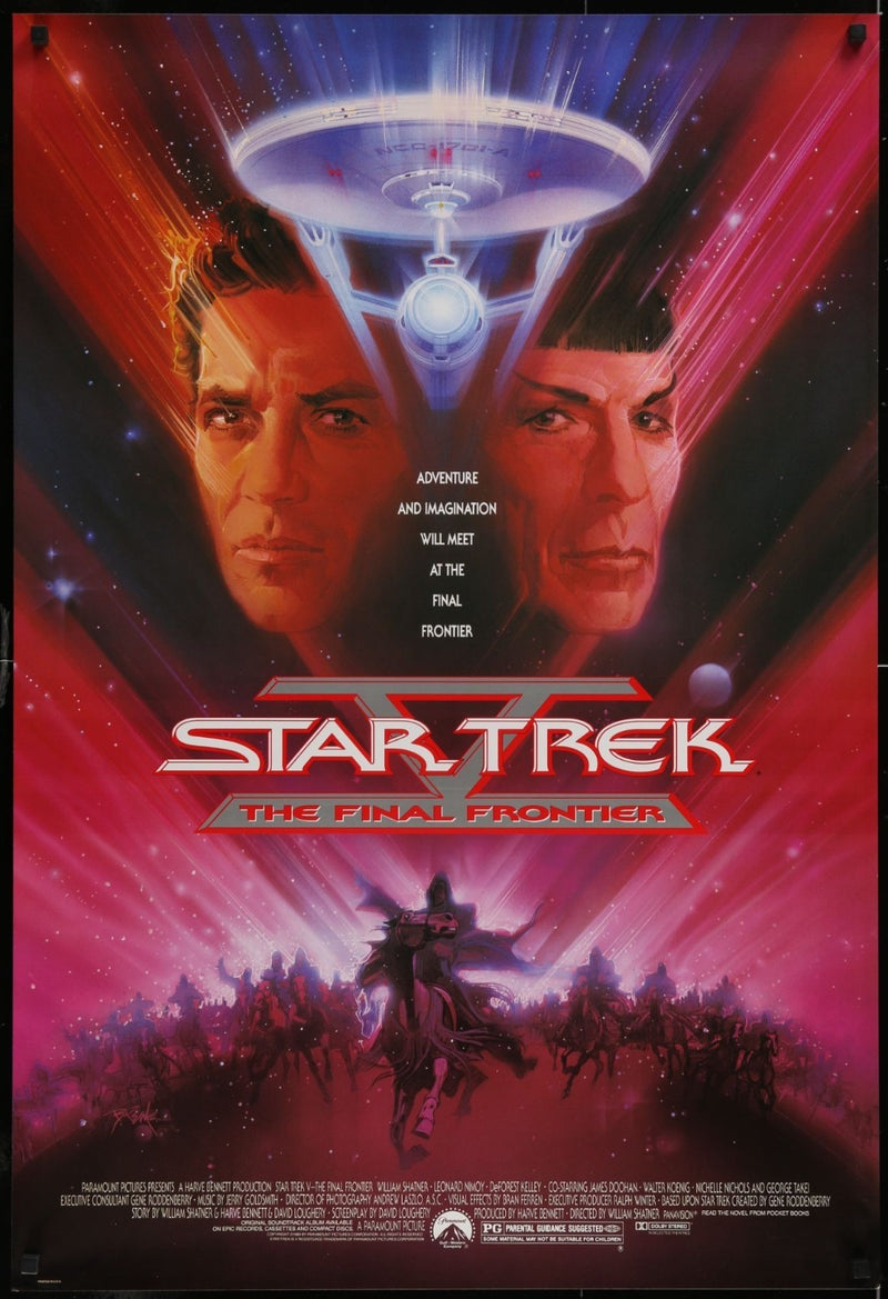 Star Trek V - The Final Frontier (1989) Original Movie Poster Rolled 27x40
