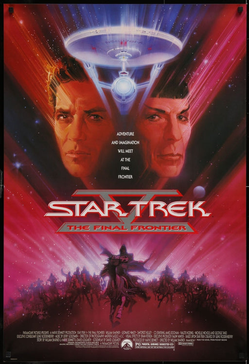 Star Trek V - The Final Frontier (1989) Original Movie Poster Rolled 27x40