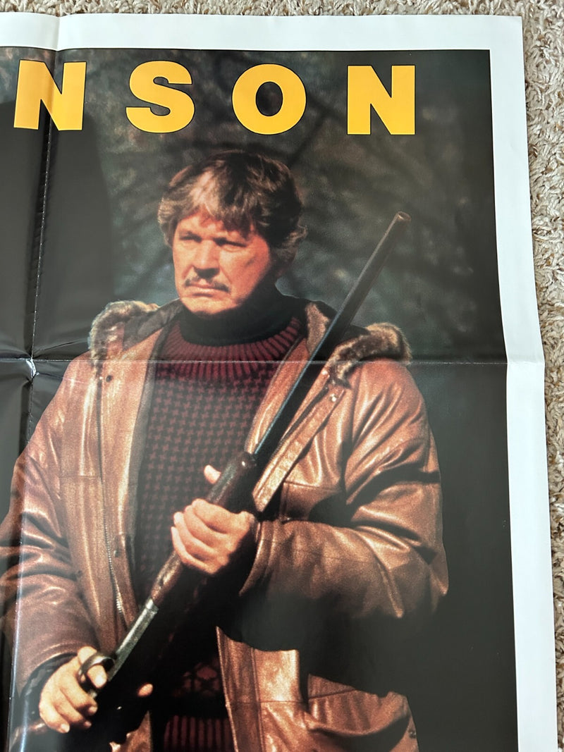 Messenger of Death (1988) Orig. Movie Poster One-Sheet 27x41 Folded Bronson BP81
