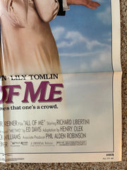 All of Me (1984) Original Movie Poster Steve Martin Folded One-Sheet 27x41 BP55