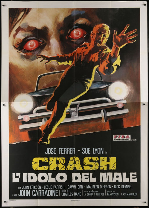 Crash! (1976) Original Italian Movie Poster Folded 55x78