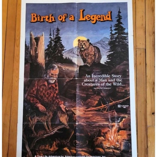 Birth of a Legend (1974) Dick Robinson Original Movie Poster 27x41
