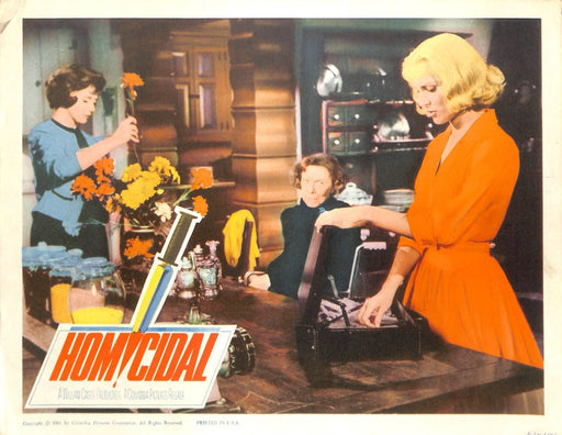 Homicidal (1961) Lobby Card #5 11X14