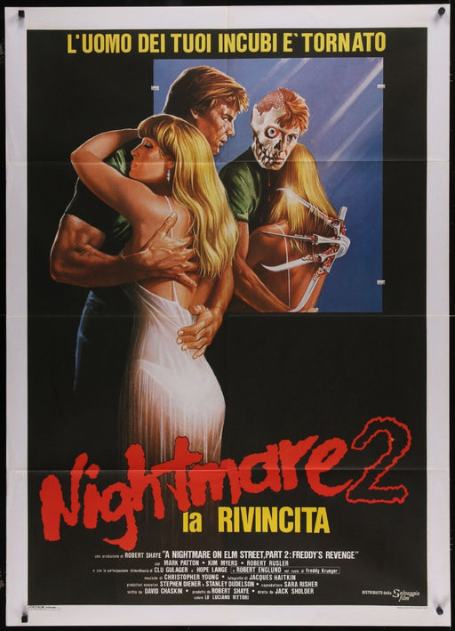A Nightmare on Elm Street 2: Freddy's Revenge (1986) Orig Italian Movie Poster