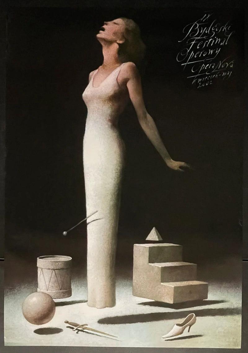 Bydgoski Festiwal Operowy (2002) Original Polish Opera Poster 27x38.5