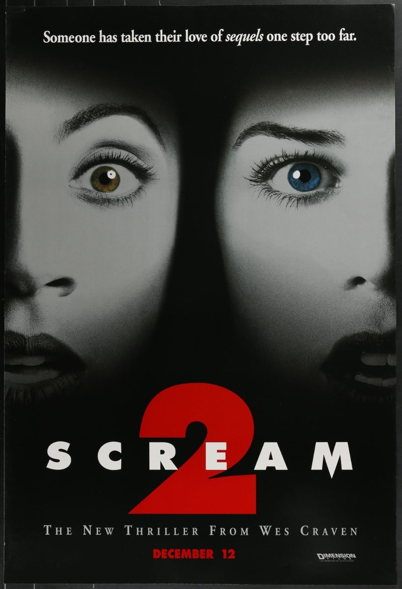 Scream 2 (1997) Original Movie Poster Rolled 27x40