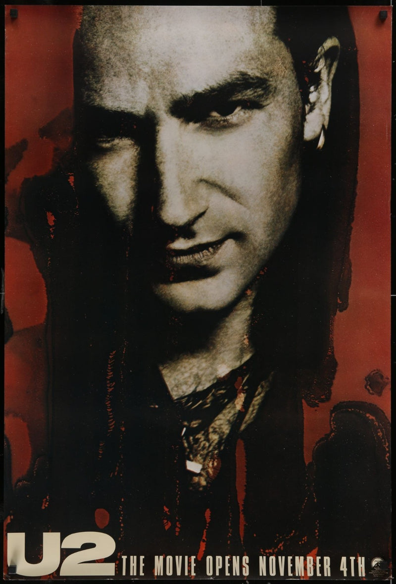 U2 Rattle and Hum (1988) Original Movie Poster BONO Rolled 27x40