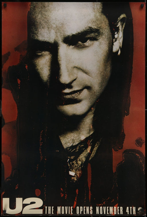 U2 Rattle and Hum (1988) Original Movie Poster BONO Rolled 27x40