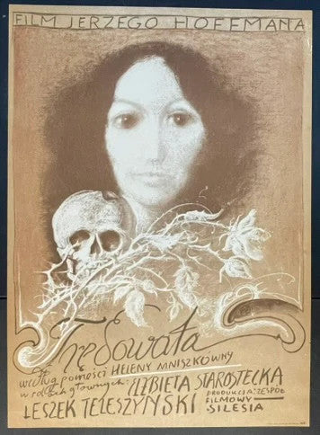 Trędowata (1976) Original Polish Movie Poster 23x32